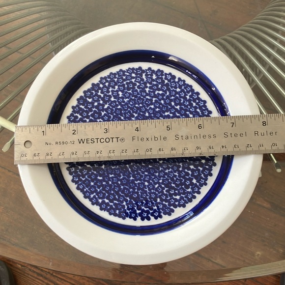 Arabia Finland Faenza Blue set of two plates - Picture 3 of 12